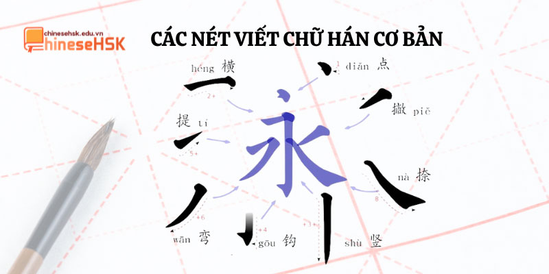 Các nét viết chữ Hán cơ bản