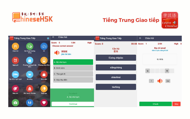 App học Tiếng Trung giao tiếp