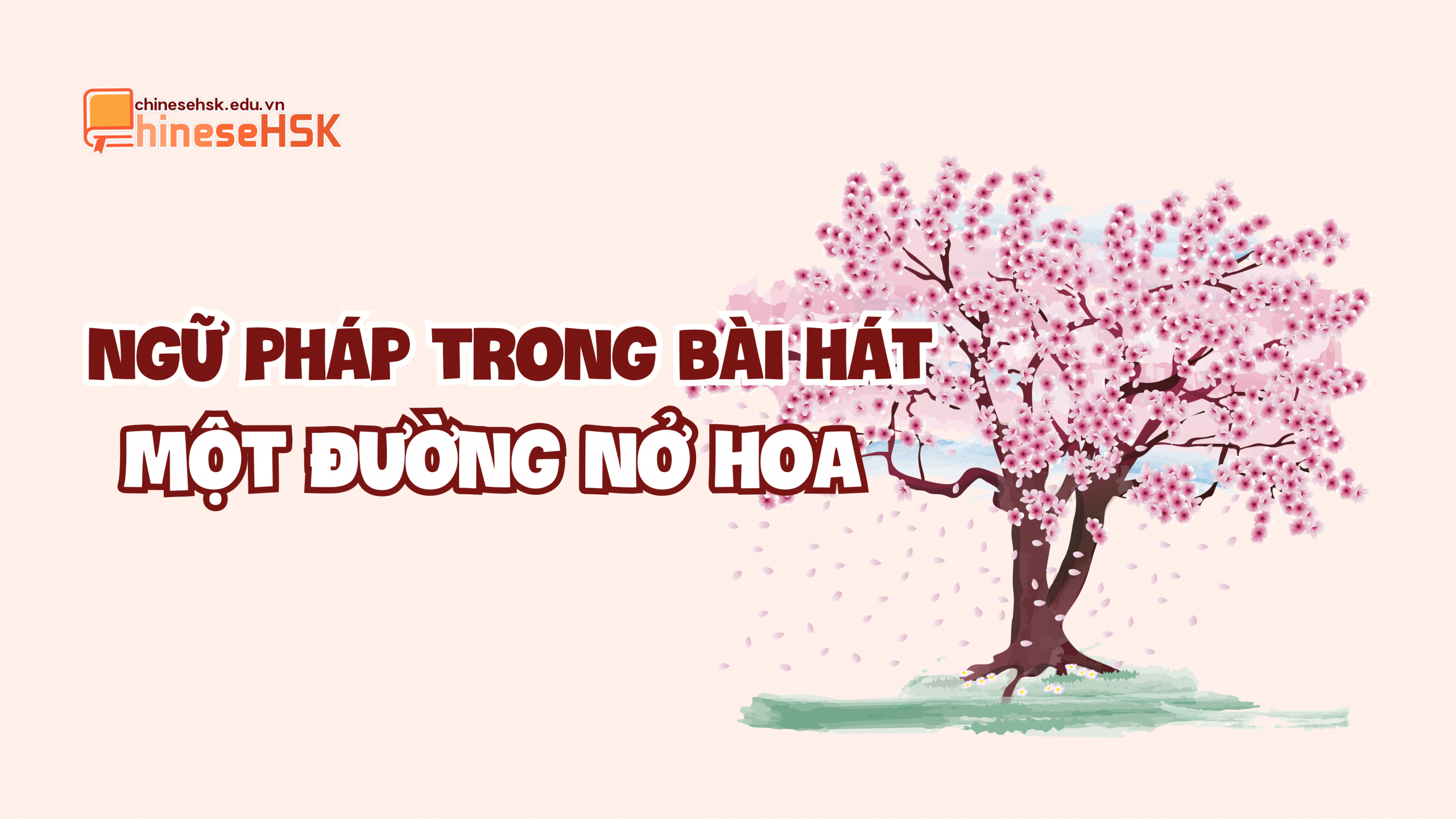 HỌC TIẾNG TRUNG QUA BÀI HÁT "MỘT ĐƯỜNG NỞ HOA" 3 Ngữ pháp trong bài hát "Một đường nở hoa"