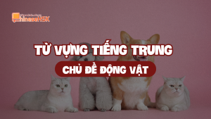 Từ vựng tiếng Trung chủ đề Động vật