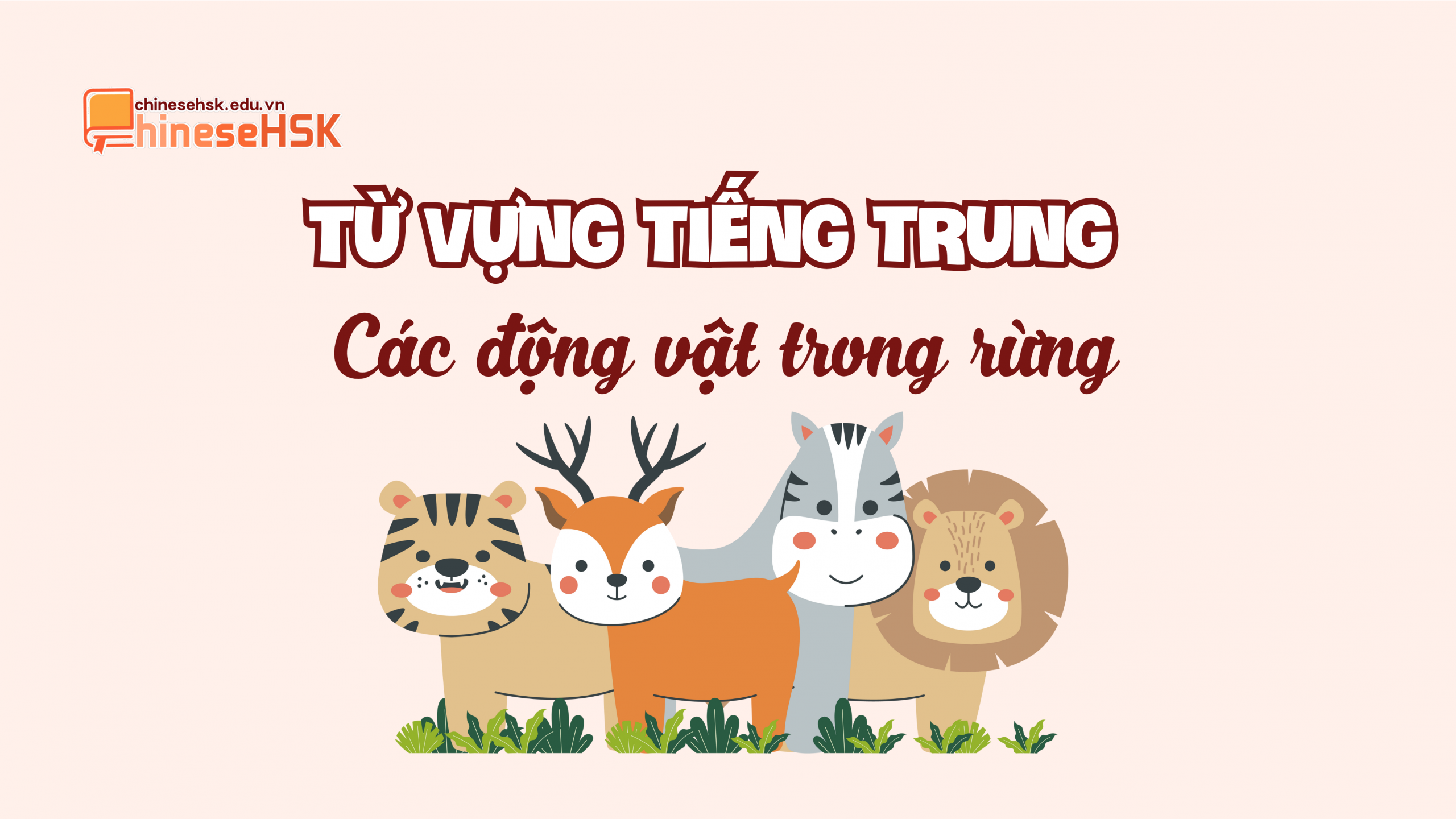 Từ vựng tiếng Trung các động vật trong rừng