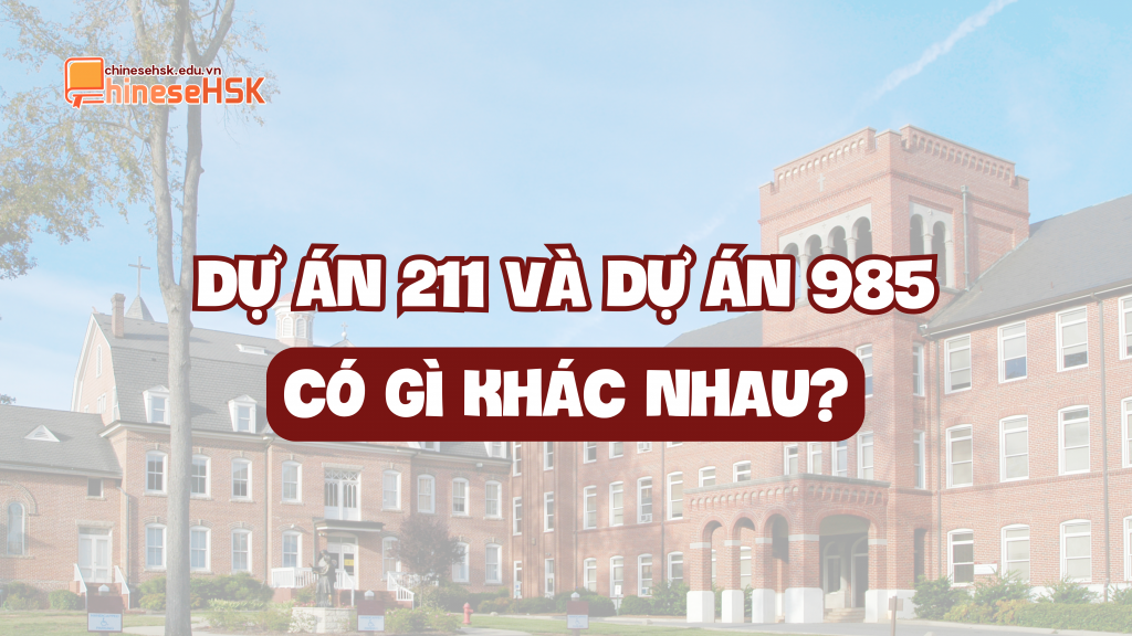 DỰ ÁN 211 VÀ DỰ ÁN 985 CÓ GÌ KHÁC NHAU?