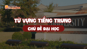 Từ vựng tiếng Trung chủ đề Đại học