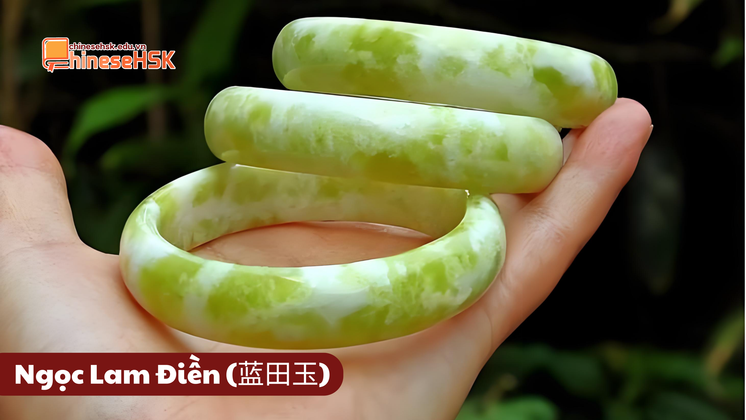 CÁC LOẠI NGỌC NỔI TIẾNG TẠI TRUNG QUỐC 3 Ngọc Lam Điền (蓝田玉)