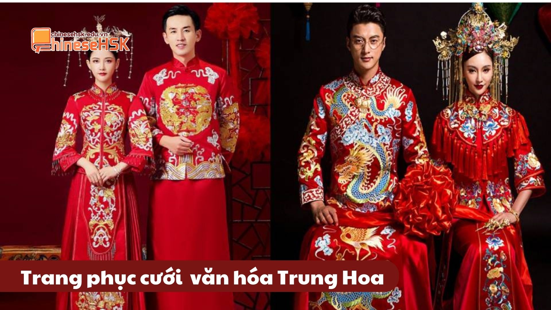 Trang phục cưới màu đỏ trong văn hóa Trung Hoa